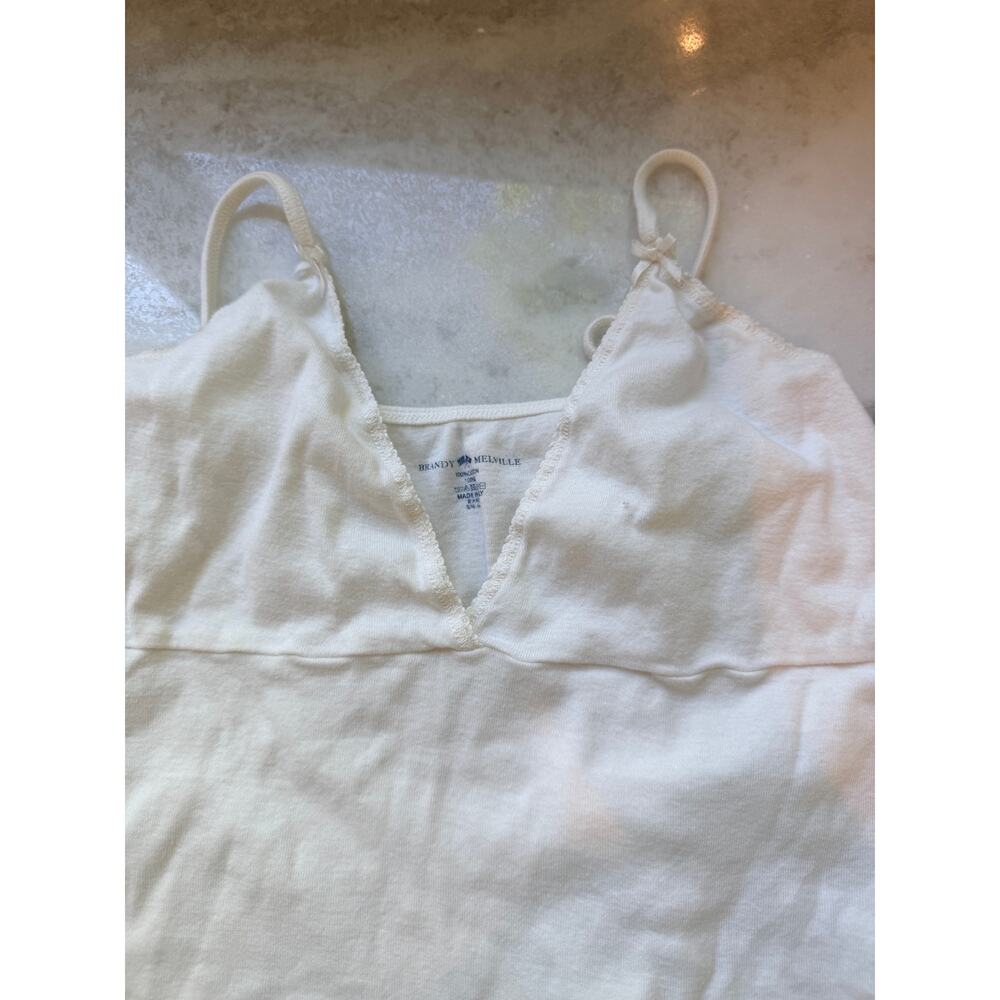 Brandy Melville Women's Tank Top with Bow Detailing - Picture 2 of 3